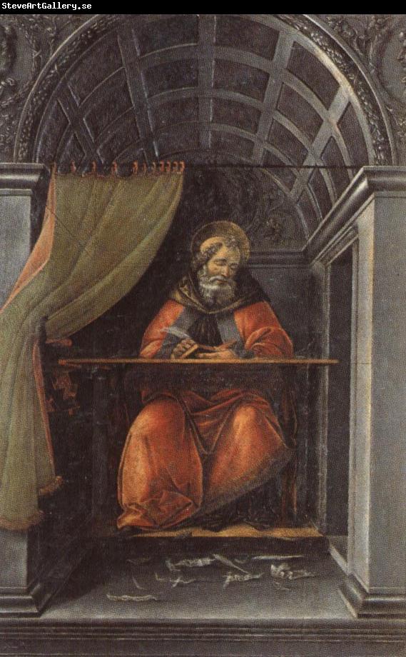 Sandro Botticelli St.Augustine in His Study